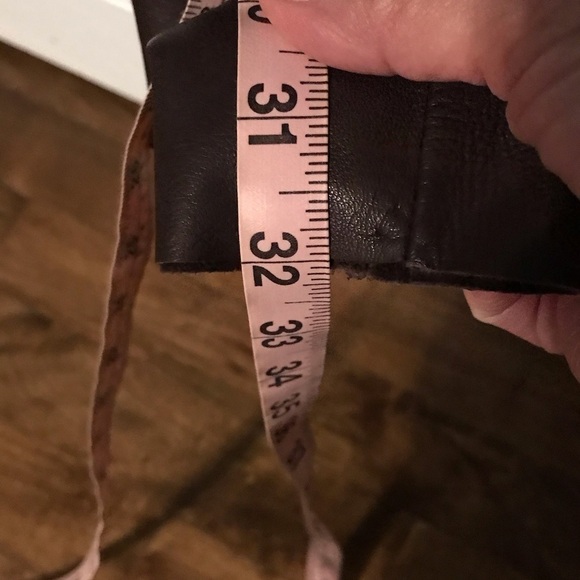 VINTAGE Agnona, Bergdorf Goodman leather pants, 8 - Picture 5 of 6